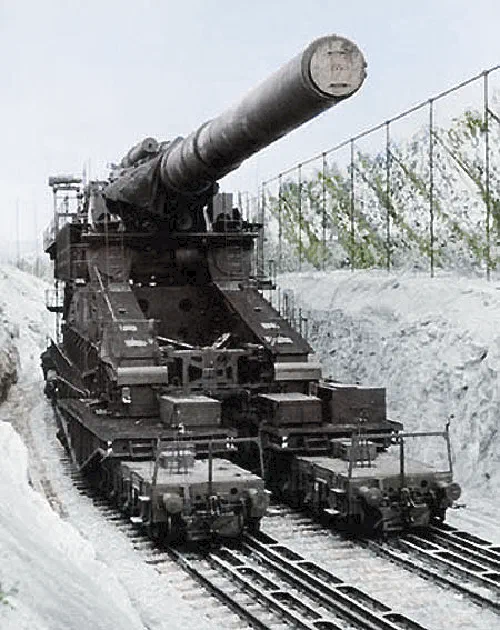 Cañón ferroviario Schwerer Gustav de 800 mm