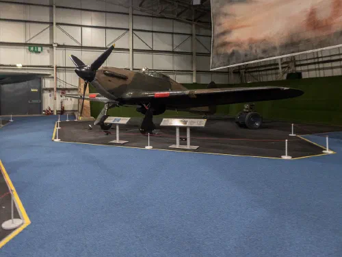 Hawker Hurricane expuesto en el museo de la RAF en Hendon