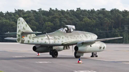 Réplica del Messerschmitt Me 262 en vuelo