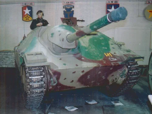 Cazacarros Hetzer en un museo militar