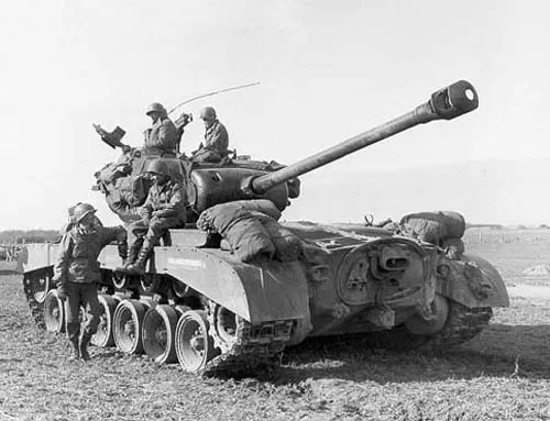 Tanque M26 Pershing en Alemania, 1945
