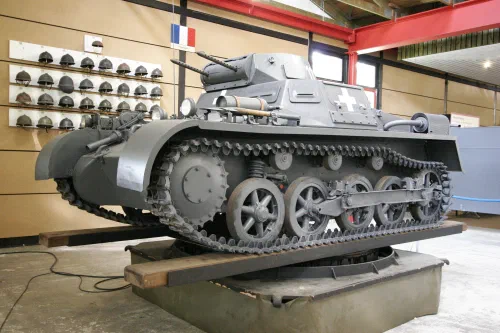Panzer I Ausf. A en el Museo de Tanques de Munster, Alemania