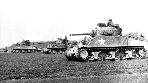 Tanques M4 Sherman en el teatro europeo durante la Segunda Guerra Mundial