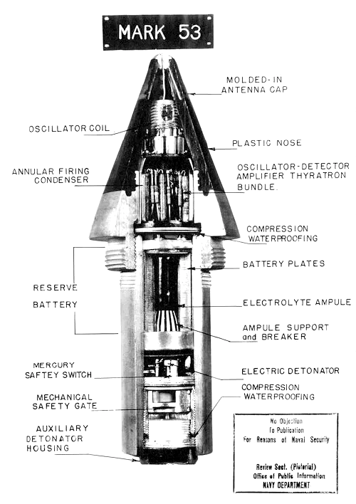 Fusible de proximidad Mark 53 de la Armada de Estados Unidos