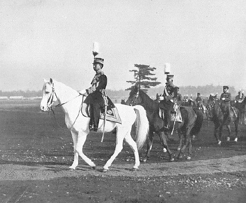 Soldados japoneses durante la expansión militarista de los años 1930