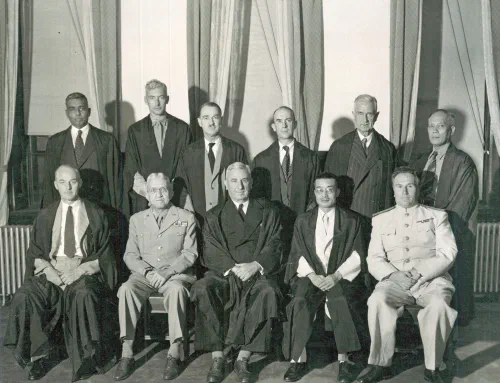 Los once jueces del Tribunal Militar Internacional para el Lejano Oriente en 1946