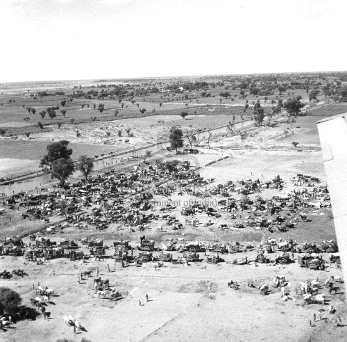 Refugiados durante la partición de la India en 1947