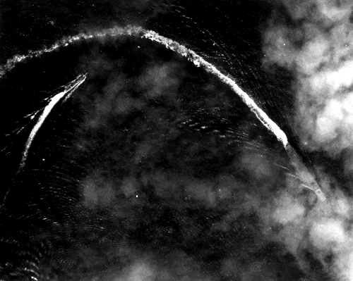 Aviones estadounidenses durante la batalla de Midway, junio de 1942