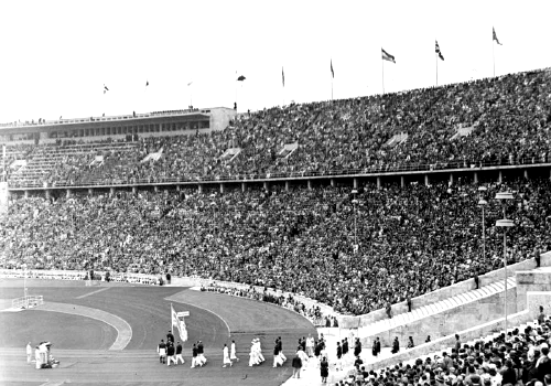 Ceremonia de inauguración de los Juegos Olímpicos de Berlín 1936 en el Estadio Olímpico