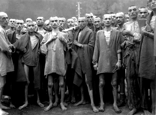 Prisioneros españoles en el campo de concentración de Mauthausen