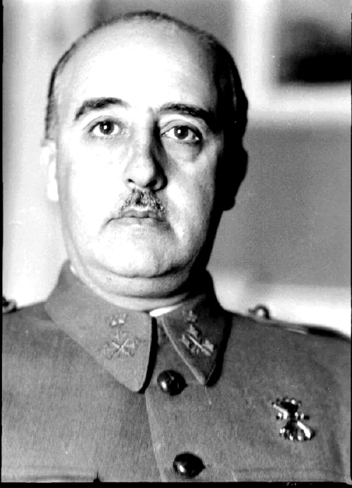 Franco y Hitler en la entrevista de Hendaya en 1940