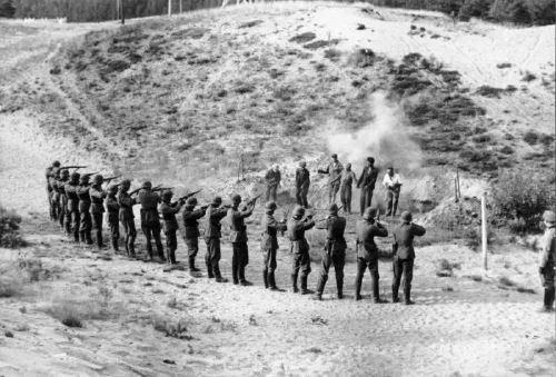 Soldados de la Wehrmacht en el frente oriental
