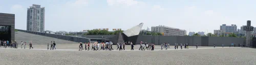 Explanada del Memorial de las Víctimas de la Masacre de Nankín en China