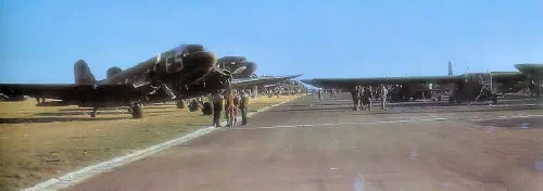 Aviones C-47 durante la Operación Varsity en 1945