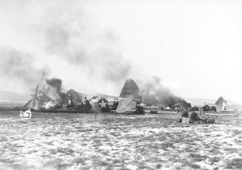 Focke-Wulf Fw 190D derribado en 1945