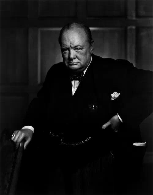 Retrato oficial de Winston Churchill como primer ministro del Reino Unido, 1941