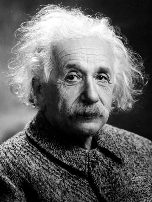 Retrato de Albert Einstein en 1947