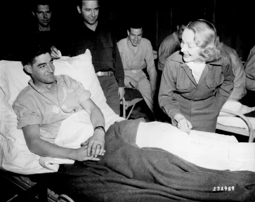 Marlene Dietrich durante la Segunda Guerra Mundial