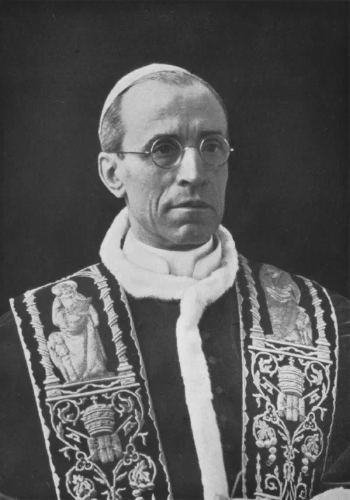 Retrato oficial del papa Pío XII en 1939