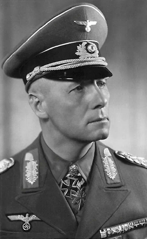 Retrato del Generalfeldmarschall Erwin Rommel, circa 1942