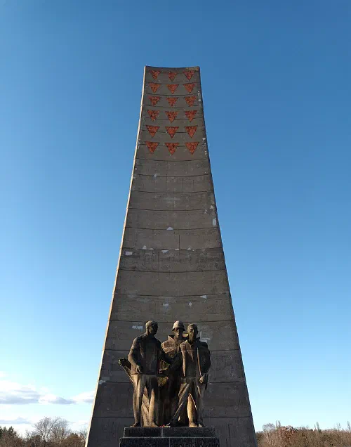 Vista del memorial del campo de concentración de Sachsenhausen en Oranienburg