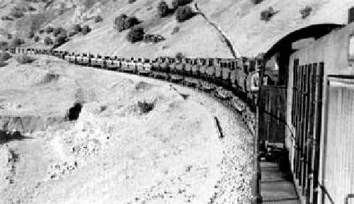 Tren militar durante la Segunda Guerra Mundial